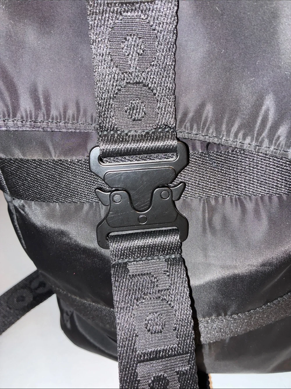 Paco Rabanne Black Nylon Phantom Backpack, Men’s or Unisex